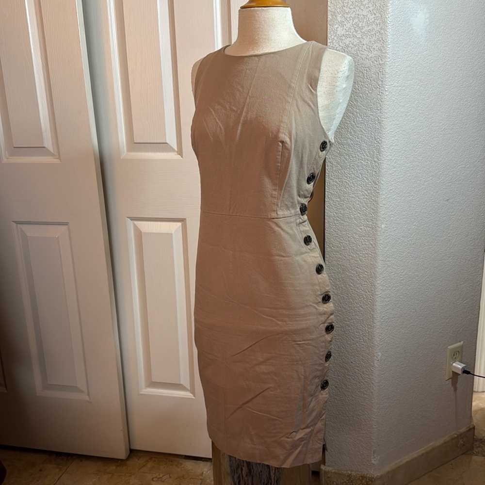 Ann Taylor side button dress. Size 10 P 
Gently used I. Great condition